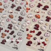 kawaii cartoon nail sticker